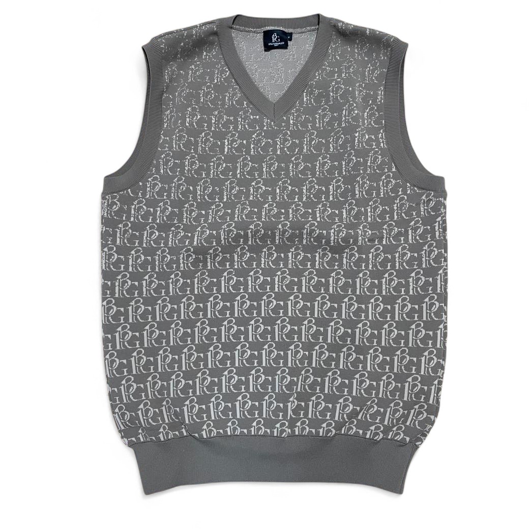 1PIU1UGUALE3 GOLF GRK048 POE426 ニットベスト