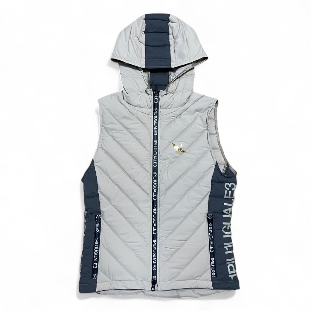 1PIU1UGUALE3 GOLF GSB072 POE523 / DOWN VEST ベージュ ダウンベスト レディース