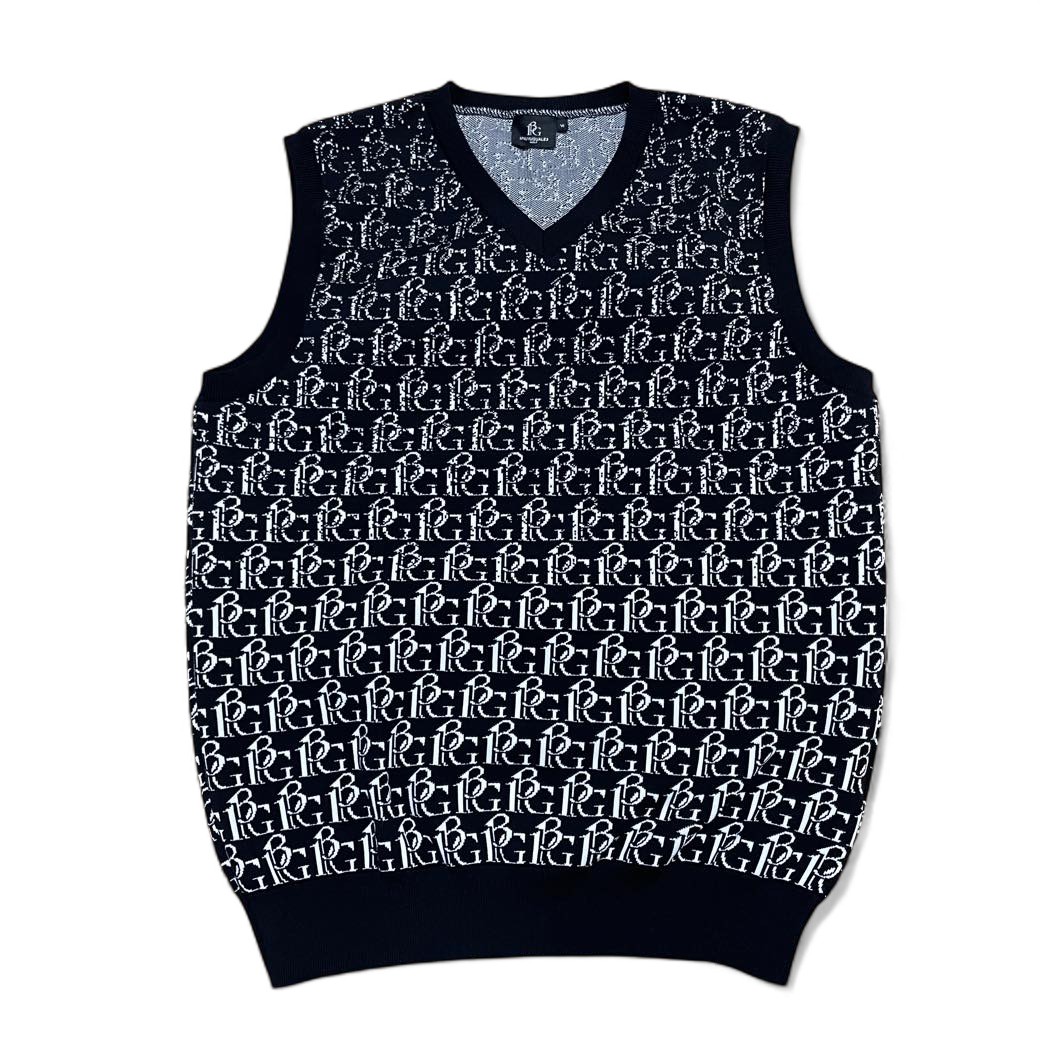 1PIU1UGUALE3 GOLF GRK048 POE426 ニットベスト
