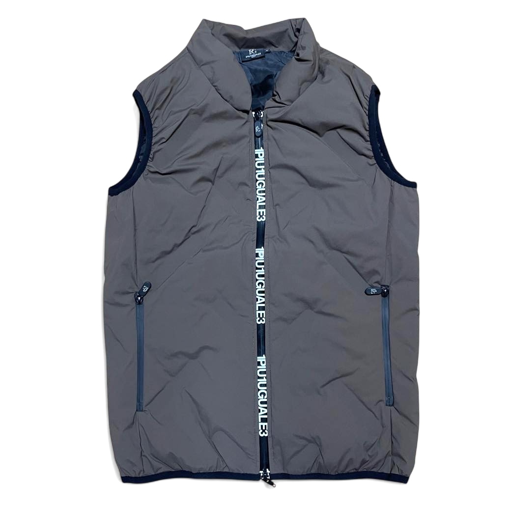 1PIU1UGUALE3 GOLF GRB080 NYN050 ダウンベスト メンズ DOWN VEST カーキ