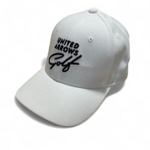 UNITED ARROWS GOLF キャップ ホワイト