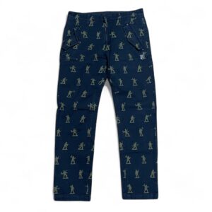 PEARLY GATES 秋冬用 兵隊デザイン 厚手 パンツ