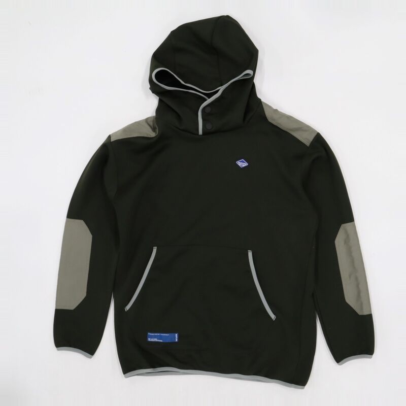 RUFFLOG 25SS 25S_RLG_TP1 border back hoodie parka カーキ パーカー ラフロッグ