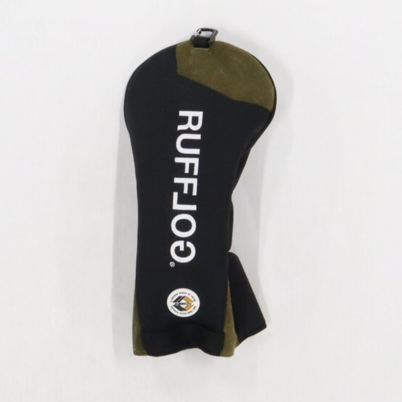RUFFLOG AS2OV×RUFFLOG HEAD COVER DR KHAKI/BLACK ヘッドカバー ラフロッグ